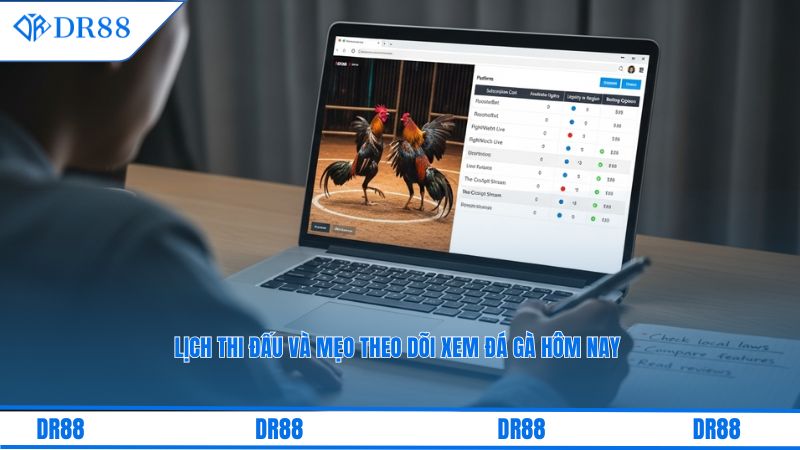 Hình ảnh ngang mô tả đội ngũ chuyên gia DR88 đang phân tích và đánh giá trận đấu đá gà.