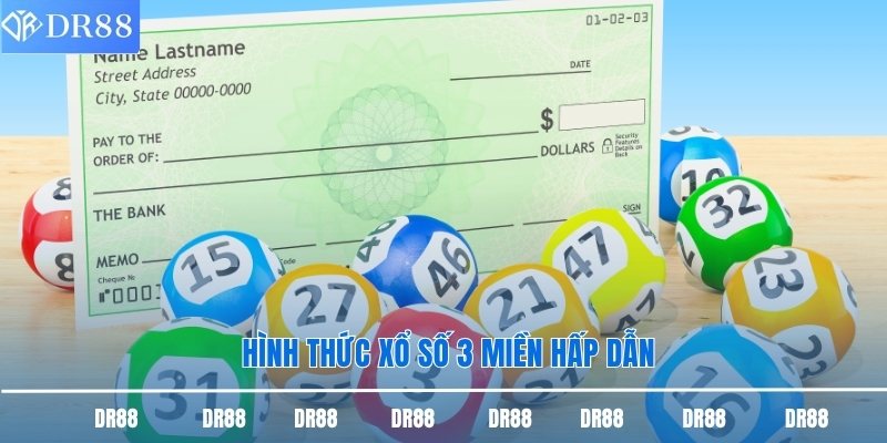 Hình thức xổ số 3 miền hấp dẫn